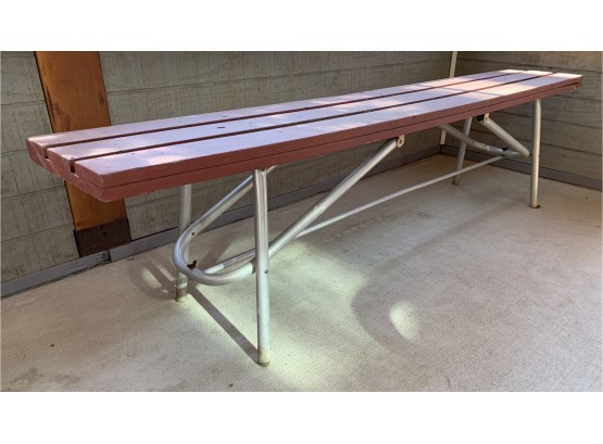 Collapsible Bench With Aluminum Legs