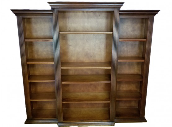 Beautiful  3 Piece Mahogany Bookcase By Hamilton Heritage (MSRP $4450)