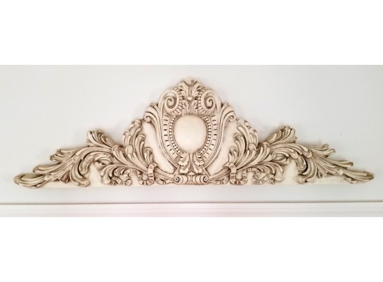 Ornately Carved Wall Pediment