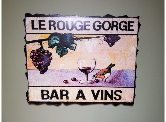 French Wine Themed Artwork, Numbered 59/1000