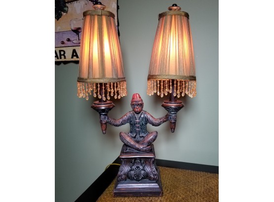 Fabulous Raj Inspired Monkey Lamp