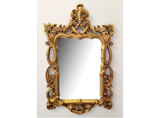 Large Roccoco Style Gilded Frame Mirror