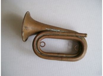 Old Brass Horn Antique