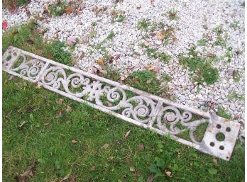 Antique Cast Iron Porch /garden Edging  2 Pcs.