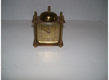 Alarm Clock Eureka Brass With Bell
