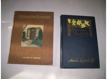 2 Great Gardening Reference Books Circa 1920's