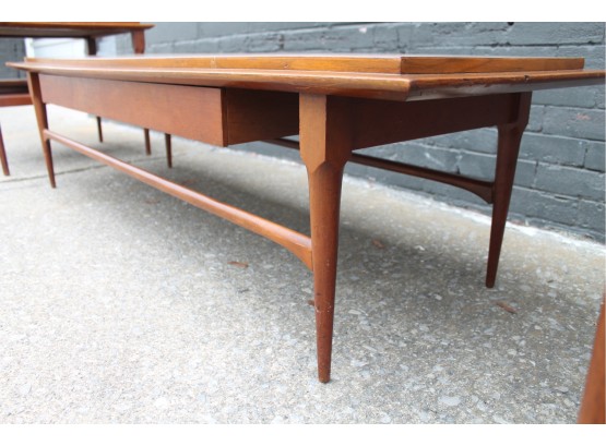 Awesome MID CENTURY MODERN Design Coffee And Side Table SET! DON'T MISS THESE!