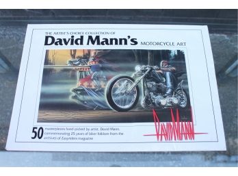 Signed David MANN Motorcycle Fantasy Book
