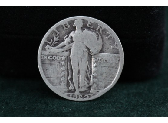1929 Silver Standing Liberty Quarter Coin Sc