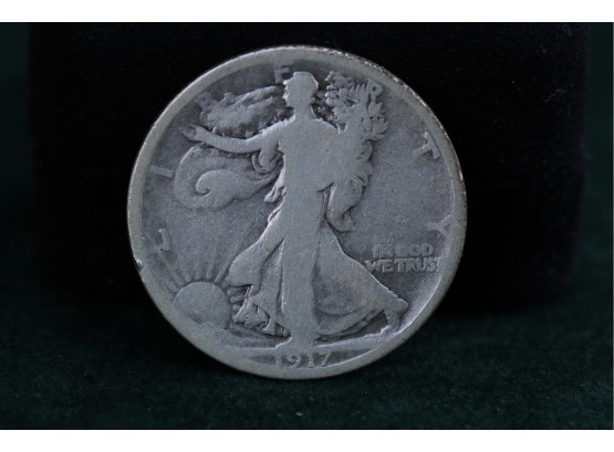 1917 Silver Walking Liberty Half Dollar Sc