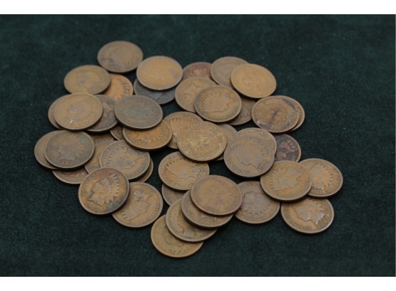 Lot Of Indian Head Pennies Sc