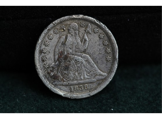 1838 Seated Liberty Silver Coin