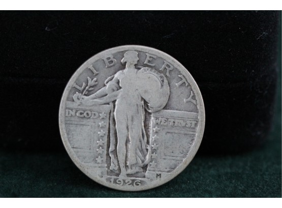 1926 Silver Standing Liberty Quarter Coin Sc