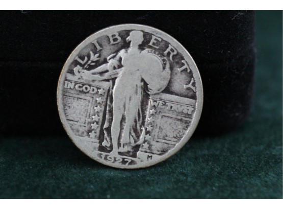1927 Silver Standing Liberty Quarter Coin Sc