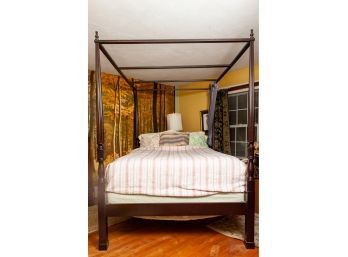 Wood Four Poster Twin Bed By The Bombay Company