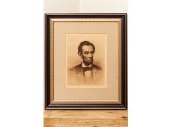 Framed Print Of Abraham Lincoln Portrait