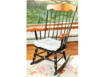Rocking Chair With Staples High School Crest