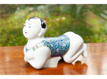 Chinese Porcelain Baby Statuette