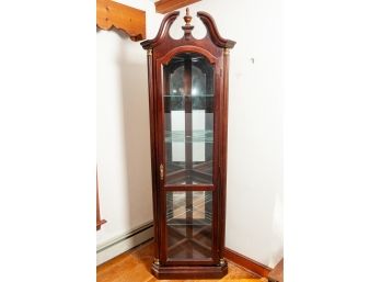 Chippendale Style Corner Display Cabinet