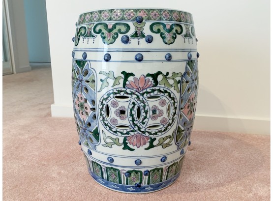 A Vintage Chinese Style Ceramic Garden Stool