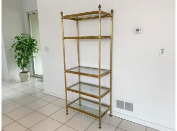 A Vintage Holly Wood Regency Style Etagere