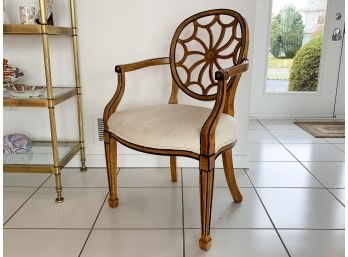 A Vintage Biedermeier Style Armchair By Drexel Furniture