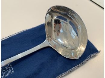 Large Silver-Plated Ladle By Sheffield, England