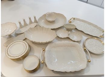 A Collection Of Lenox Decorative And Serving Pieces