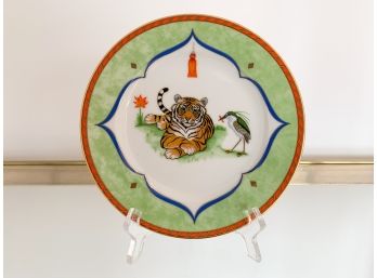 Tiger Raj Decorative Plate By Amy Chase Designs