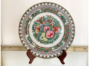 A Chinese Hand-Painted Decorative Plate
