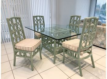 Bamboo & Rattan Dining Suite