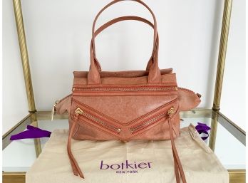 Botkier Iridescent Peachy Pink Handbag With Dust Bag