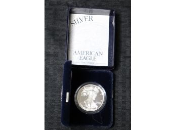 Z44    1999  Proof American Silver Eagle  Bullion Coin  .999 Fine