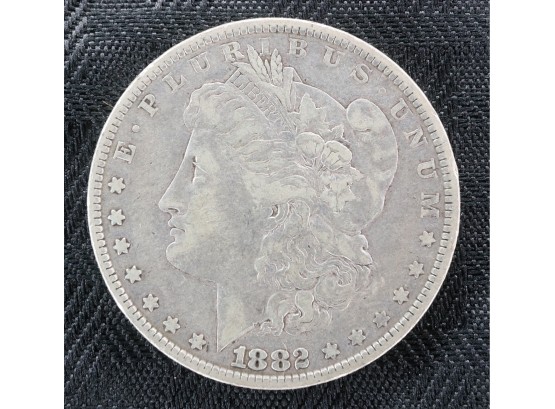 J3   1882 - O Morgan Silver Dollar US Coin