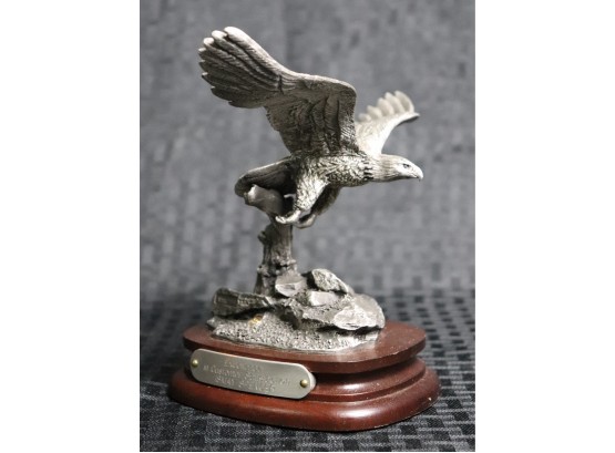 Chilmark Fine Pewter Limited Edition Eagle Sculpture  ' Liberty ' 1987