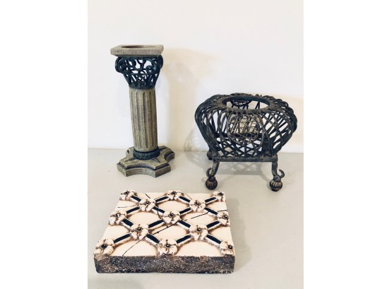 'Byzantine Pattern' Sid Dickens Memory Block With Additional Home Decor Accents
