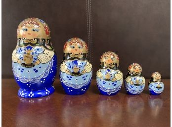 Beautifully Painted Russian Nesting Dolls