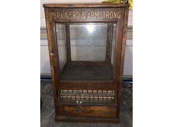 Antique Brainerd And Armstrong Spool Cabinet