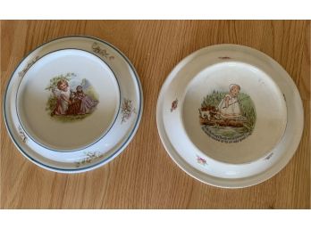 Two Royal Baby Plates
