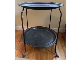 Granger Morphee Metal Round Tray Table- Made In France