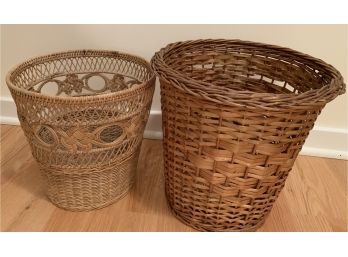Two Waste Paper Baskets