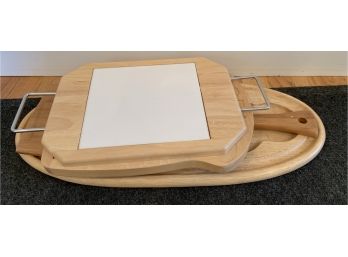 Lot Of Wood Cutting Boards
