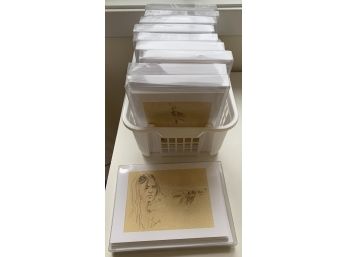 Ten Boxes Of Note Cards- “The Tanglewood Sketchbooks” By Sol Schwartz
