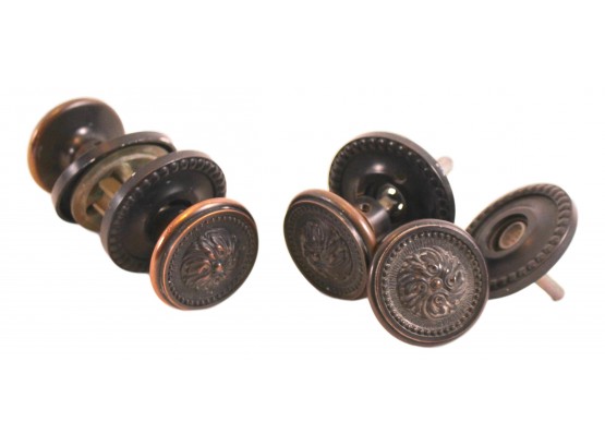 Baldwin Oil Rubbed Bronze Door Knobs And Rosettes From The Estate Collection (Two Doubles Or Four Singles)