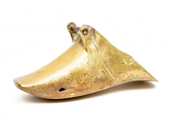 Antique Solid Brass Gaucho Equestrian Horse Boot Stirrup