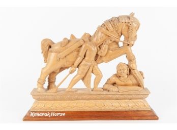 Wooden Figurine From The Konark Temple/Sun Temple Of India