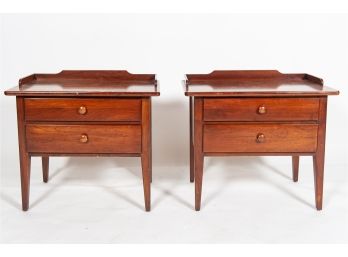 Pair Of Lane Mid-Century End Tables/Night Stands