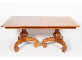 Vintage 'Valero' Solid Oak Table By Drexel