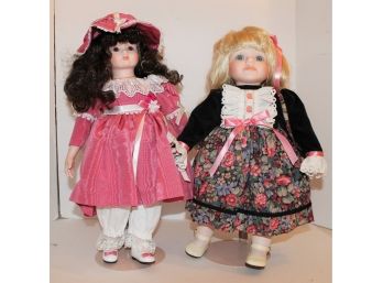 Two Goebel Betty Jane Carter Ltd Edition Porcelain Dolls