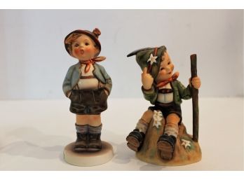 Two Vintage Hummel 'Brother' #95 TMK6 & 'Mountaineer' #315 TMK6 Figurines